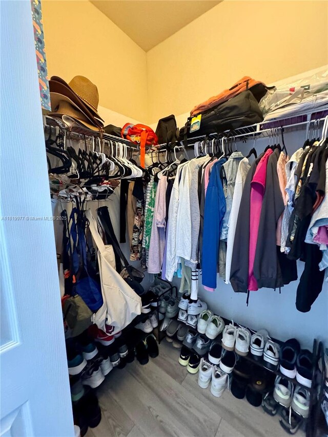 581 SE 32nd Ter, Homestead, FL 33033 - spacious closet with wood finished floors