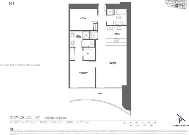 1000 Brickell Plz Unit 3703, Miami, FL 33131 - view of home floor plan