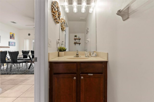 3507 W 89th Pl, Hialeah, FL 33018 - bathroom featuring vanity and tile patterned floors