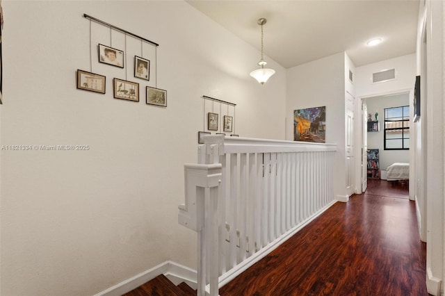 3507 W 89th Pl, Hialeah, FL 33018 - hall with an upstairs landing and wood finished floors