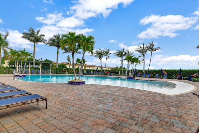 3507 W 89th Pl, Hialeah, FL 33018 - community pool featuring a patio area