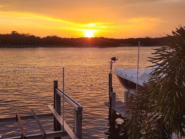 4034 N Ocean Dr, Hollywood, FL 33019 - dock featuring a water view