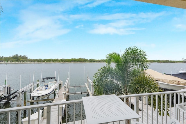 4034 N Ocean Dr, Hollywood, FL 33019 - dock featuring boat lift and a water view