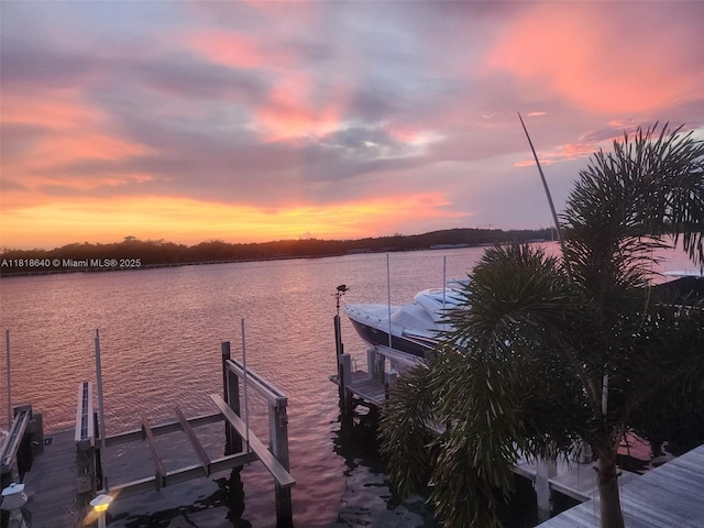 4034 N Ocean Dr, Hollywood, FL 33019 - dock area featuring a water view