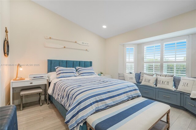 4034 N Ocean Dr, Hollywood, FL 33019 - bedroom featuring recessed lighting and wood finished floors