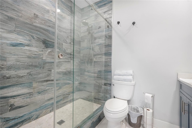 4034 N Ocean Dr, Hollywood, FL 33019 - bathroom featuring vanity and a stall shower
