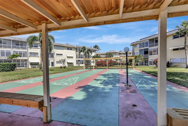 4311 NW 16th St Unit B103, Lauderhill, FL 33313 - view of home's community featuring a yard, shuffleboard, and a residential view