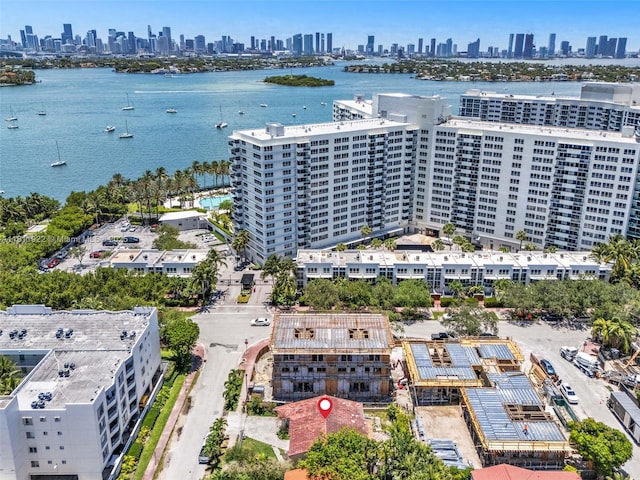 1339 14th Ter, Miami Beach, FL 33139 - bird's eye view of city skyline and a nearby body of water