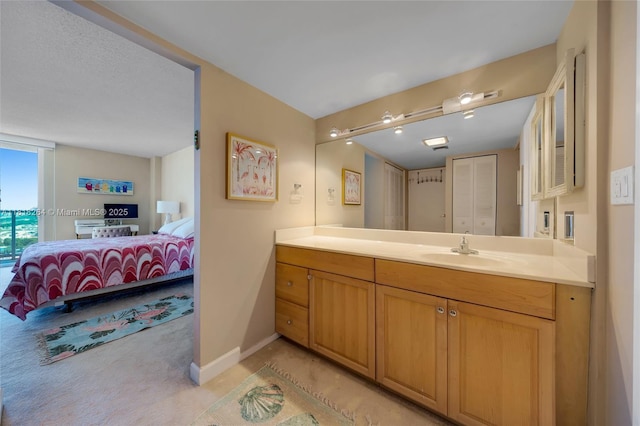 100 Bayview Dr Unit 1922, Sunny Isles Beach, FL 33160 - ensuite bathroom with vanity and baseboards