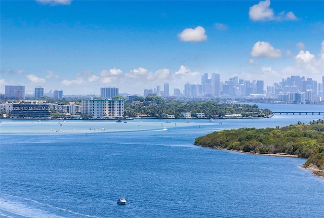 100 Bayview Dr Unit 1922, Sunny Isles Beach, FL 33160 - water view featuring city skyline
