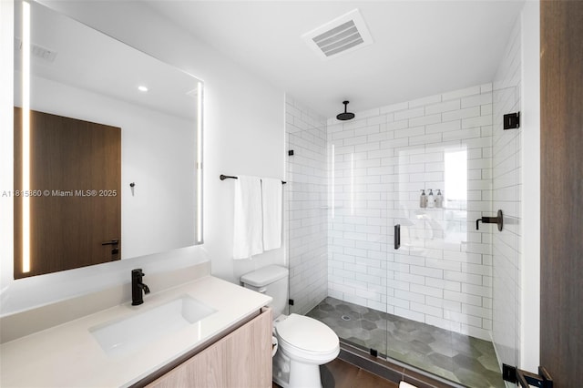 398 NE 5th St Unit 1809, Miami, FL 33132 - full bathroom featuring vanity and a shower stall