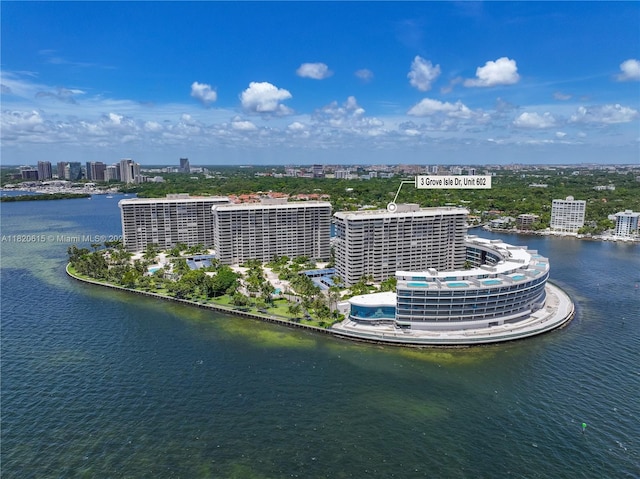 3 Grove Isle Dr Unit C602, Miami, FL 33133 - view of urban area with a nearby body of water