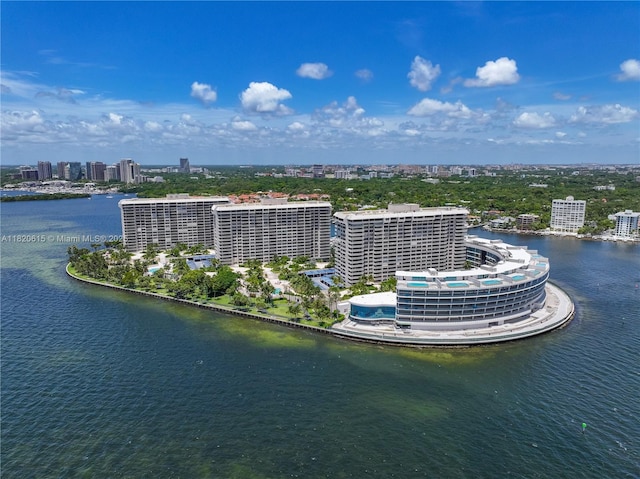 3 Grove Isle Dr Unit C602, Miami, FL 33133 - view of urban area with a large body of water