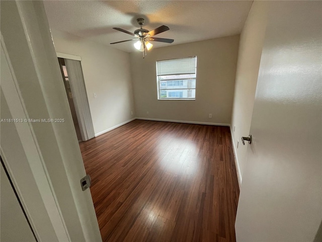 413 Saxony I Unit 413, Delray Beach, FL 33446 - unfurnished room with ceiling fan and wood finished floors