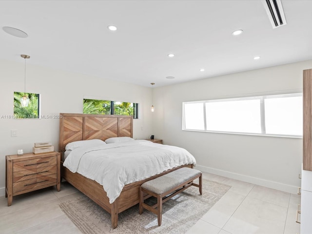 4531 SW 15th St, Miami, FL 33134 - bedroom featuring multiple windows, recessed lighting, and light tile patterned floors