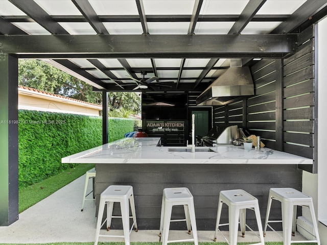 4531 SW 15th St, Miami, FL 33134 - view of patio featuring area for grilling