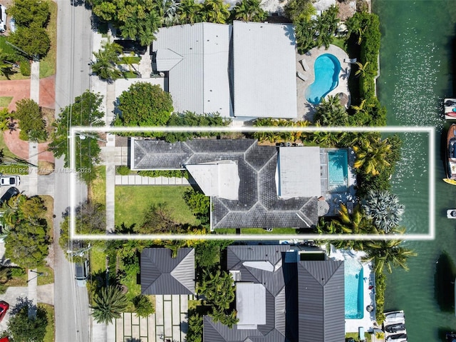 7755 Noremac Ave, Miami Beach, FL 33141 - aerial view of property's location featuring property parcel outlined
