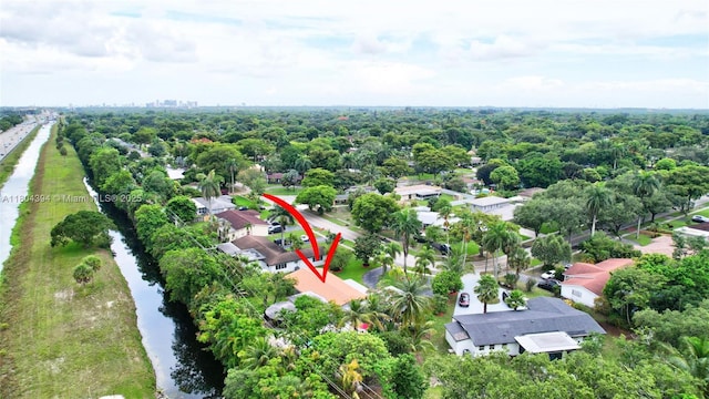 6285 Pine Ter, Plantation, FL 33317 - aerial view of property and surrounding area with a nearby body of water and nearby suburban area