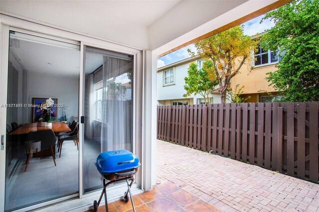 10857 NW 84th St, Doral, FL 33178 - view of patio / terrace with grilling area