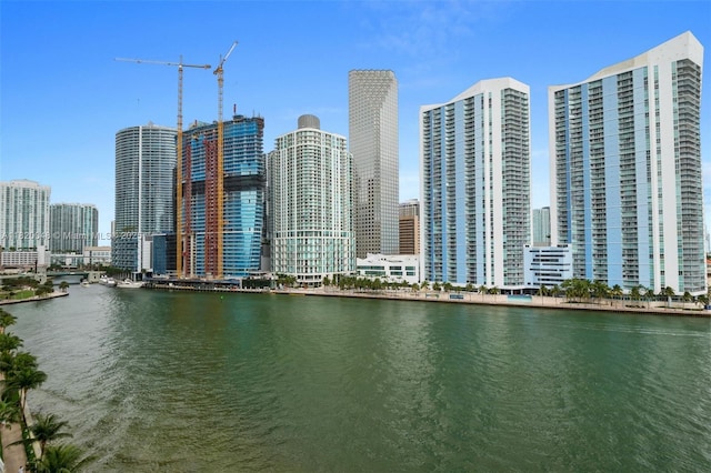 888 Brickell Key Dr Unit 1006, Miami, FL 33131 - water view featuring skyline