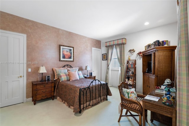 180 Solano Prado, Coral Gables, FL 33156 - carpeted bedroom with baseboards