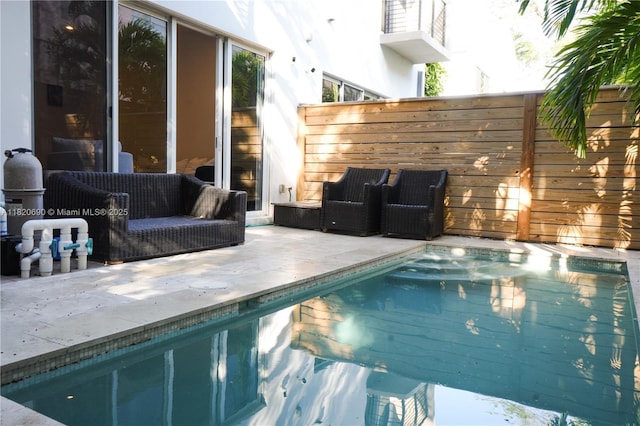 2836 W Trade Ave Unit 2836, Miami, FL 33133 - outdoor pool with a patio and outdoor lounge area
