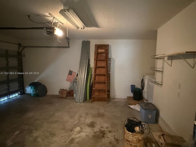 5657 NW 121st Ave, Coral Springs, FL 33076 - garage with washing machine and dryer and a garage door opener
