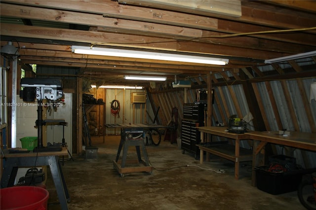 13001 Shetland Ln, Fort Myers, FL 33912 - basement with a workshop area