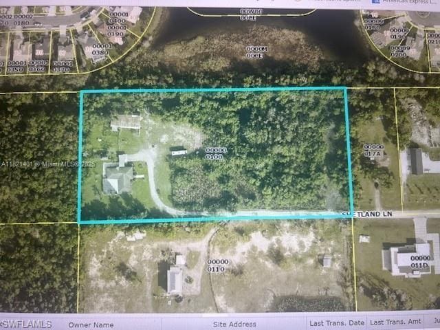 13001 Shetland Ln, Fort Myers, FL 33912 - aerial map of property and surrounding area featuring property parcel outlined