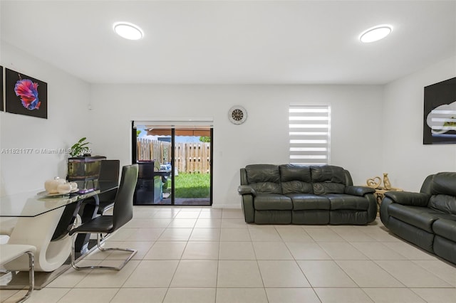 23404 SW 131st Ave, Homestead, FL 33032 - living area featuring light tile patterned floors