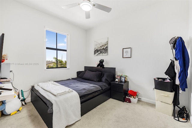 23404 SW 131st Ave, Homestead, FL 33032 - bedroom featuring carpet and ceiling fan