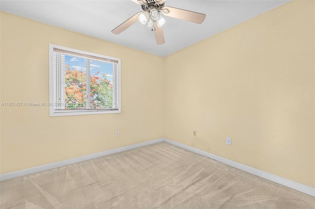 21343 SW 88th Ct, Cutler Bay, FL 33189 - empty room featuring light colored carpet and a ceiling fan