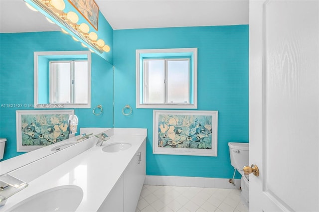 21343 SW 88th Ct, Cutler Bay, FL 33189 - bathroom featuring tile patterned flooring and double vanity