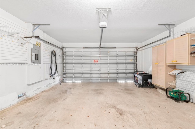 21343 SW 88th Ct, Cutler Bay, FL 33189 - garage featuring a garage door opener and electric panel