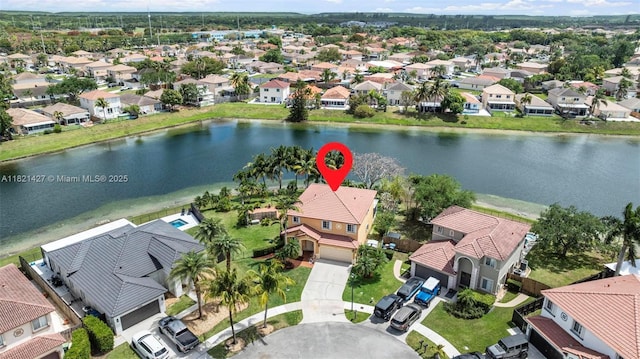 21343 SW 88th Ct, Cutler Bay, FL 33189 - aerial view of residential area featuring a large body of water