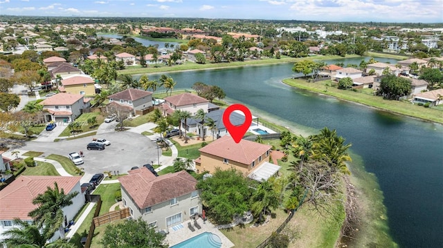 21343 SW 88th Ct, Cutler Bay, FL 33189 - aerial view of property and surrounding area with nearby suburban area and a large body of water