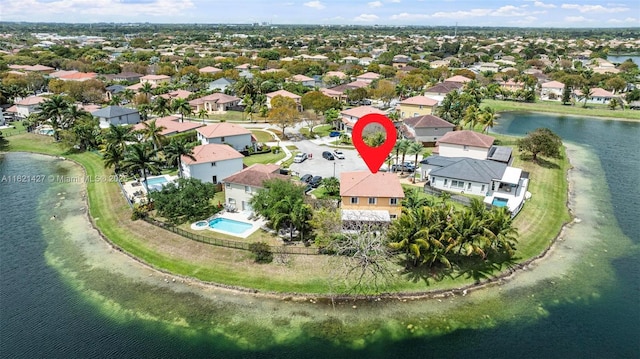 21343 SW 88th Ct, Cutler Bay, FL 33189 - aerial view of residential area with a large body of water