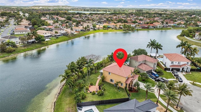 21343 SW 88th Ct, Cutler Bay, FL 33189 - aerial perspective of suburban area featuring a large body of water