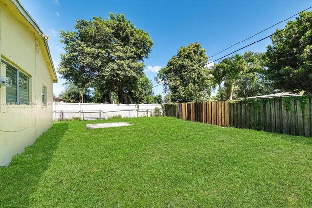 6428 Plunkett St, Hollywood, FL 33023 - view of fenced backyard