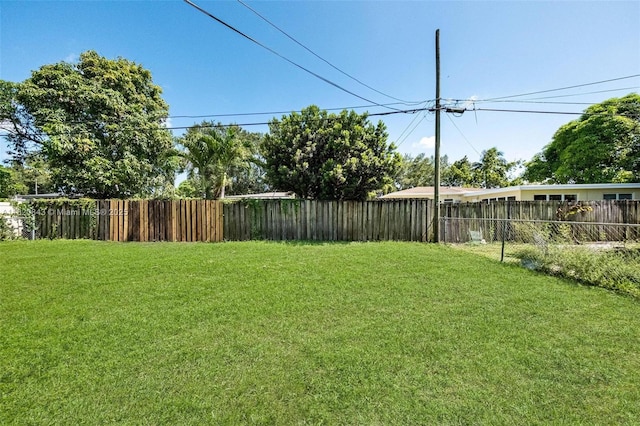 6428 Plunkett St, Hollywood, FL 33023 - view of fenced backyard