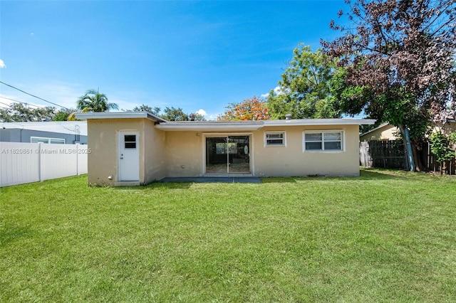6442 Oak St, Hollywood, FL 33024 - rear view of house with stucco siding