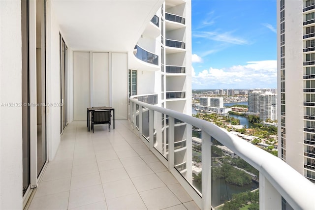 15901 Collins Ave Unit 3302, Sunny Isles Beach, FL 33160 - balcony with a water view and a view of city