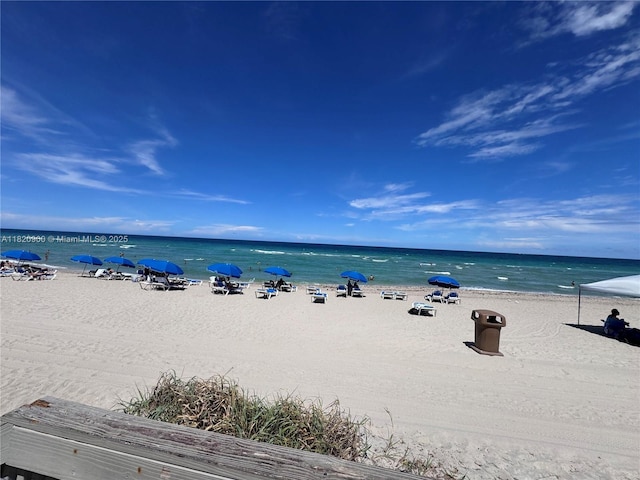 19201 N Collins Ave Unit 826, Sunny Isles Beach, FL 33160 - water view with nearby beach