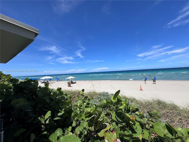 19201 N Collins Ave Unit 826, Sunny Isles Beach, FL 33160 - water view with nearby beach
