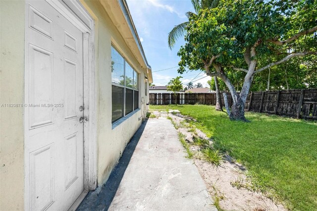 7771 Simms St, Hollywood, FL 33024 - view of fenced backyard