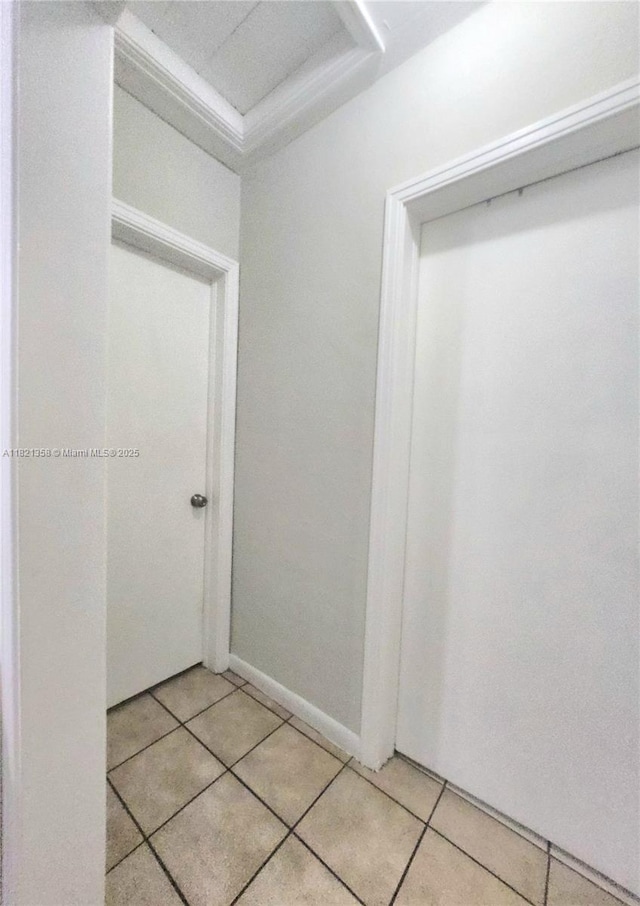 3082 NW 4th St, Miami, FL 33125 - hall featuring light tile patterned floors