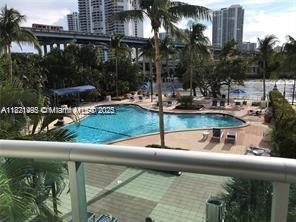 19390 Collins Ave Unit 207, Sunny Isles Beach, FL 33160 - community pool with a view of city