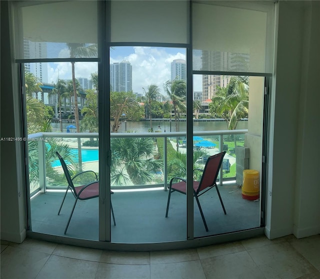 19390 Collins Ave Unit 207, Sunny Isles Beach, FL 33160 - balcony with a water view and a view of city