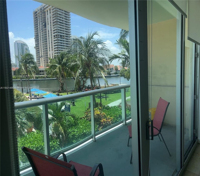 19390 Collins Ave Unit 207, Sunny Isles Beach, FL 33160 - balcony with a water view