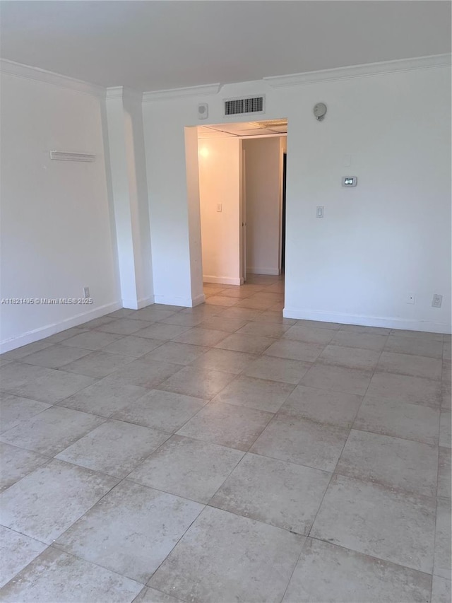 19390 Collins Ave Unit 207, Sunny Isles Beach, FL 33160 - unfurnished room with crown molding and baseboards